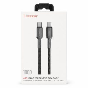 کابل شارژ سریع ارلدام 60 وات USB-C