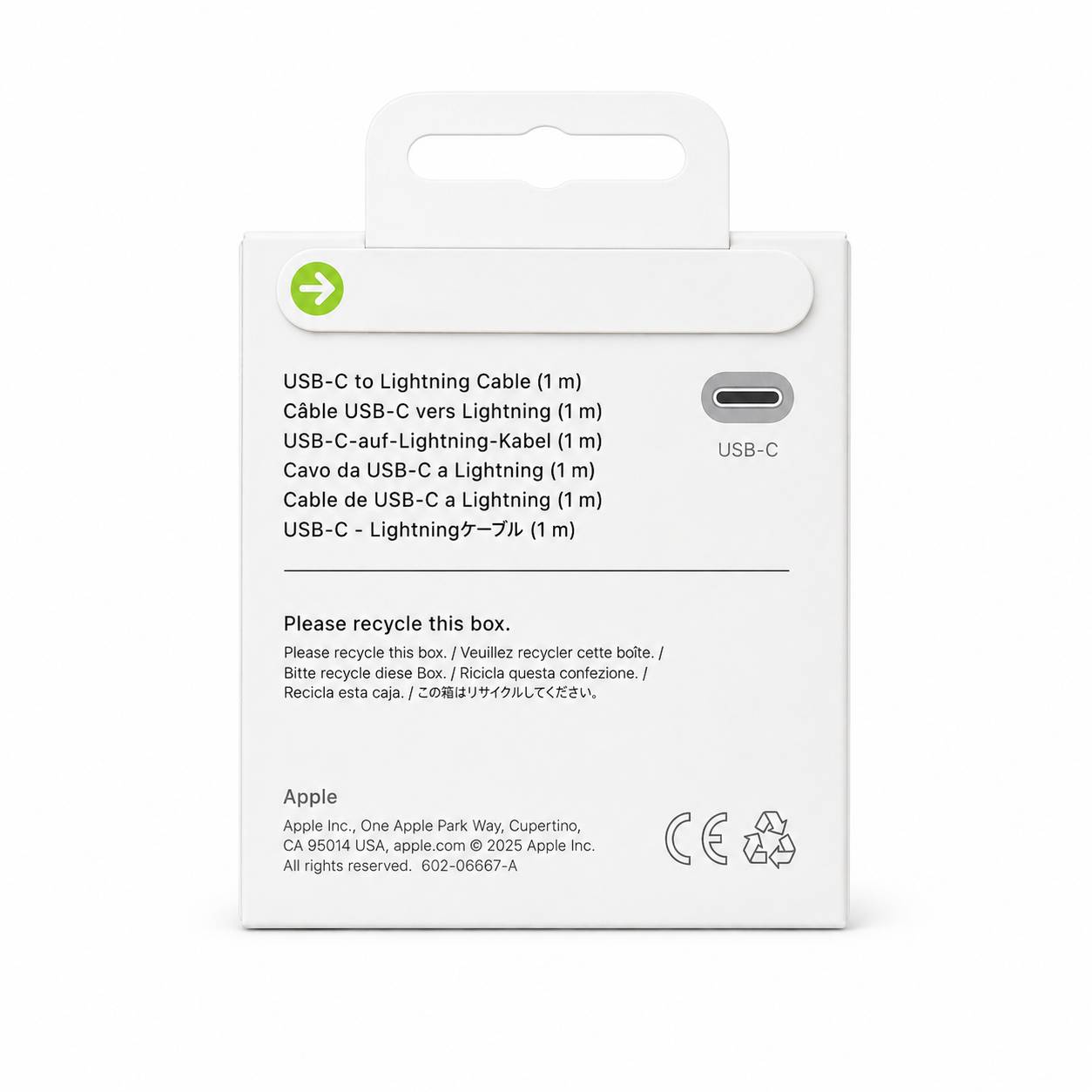 کابل شارژ اپل USB-C به لایتنینگ فست شارژ